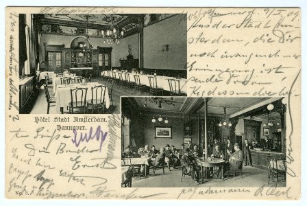 Karl F. Wunder PC Hannover. Hotel Stadt Amsterdam. No. 3