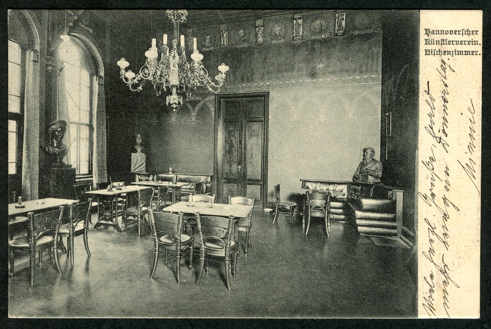 Karl F. Wunder PC Hannoverscher Künstlerverein. Nischenzimmer. Bildseite
