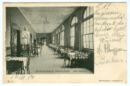 Karl F. Wunder PC Waldwirtschaft Steuerndieb (Otto Reuter) Weinrestaurant Langelaube 47. No. 5