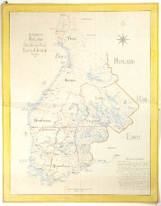 Karta över Finland 1771-1792 - Skoklosters slott - 98057 photo