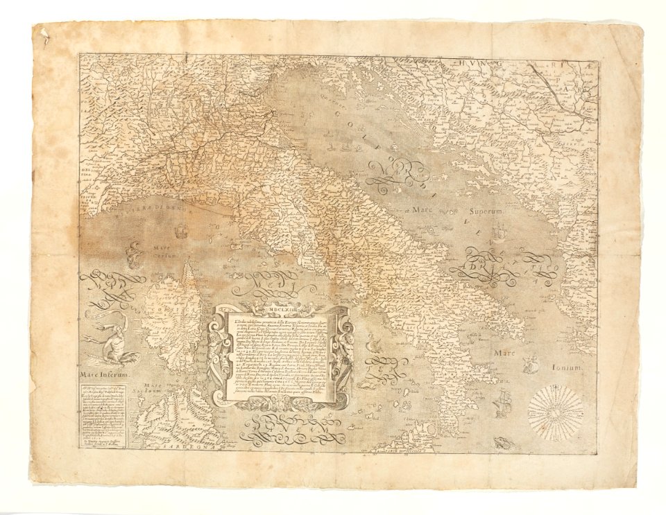Karta över Italien, 1664 - Skoklosters slott - 97989