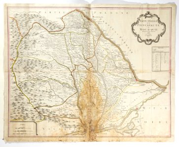Karta över Moldavien 1771 - Skoklosters slott - 97976