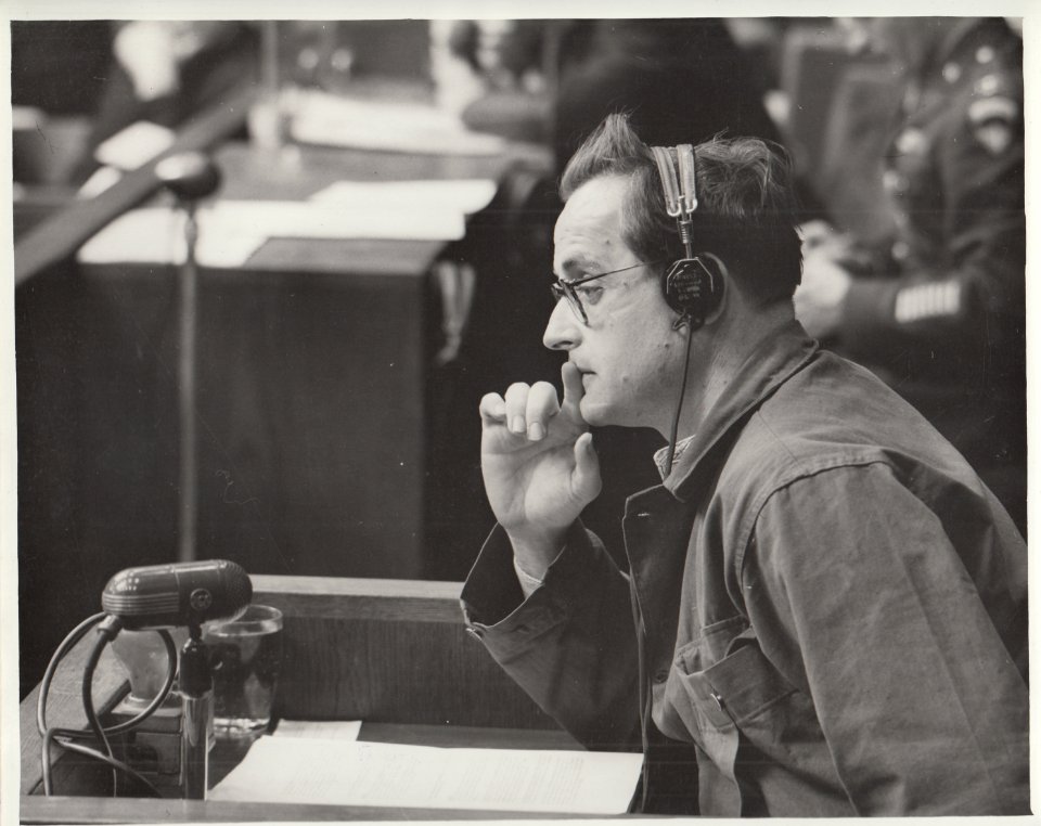 Karl Heinrich Hederich, witness for defendant Viktor Brack during the Doctors' Trial