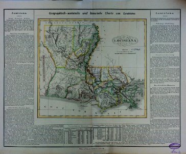 Kartenblatt Louisiana 1824 II 9153