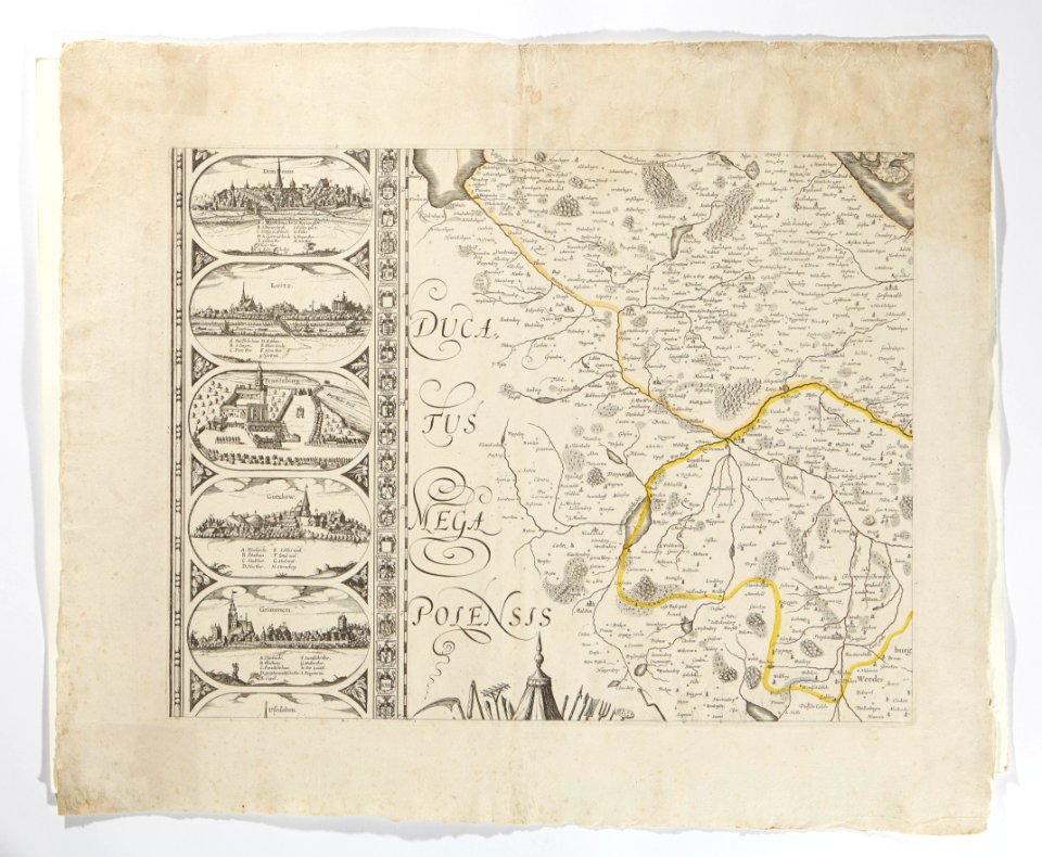 Karta över Stor-Polen (Mega Polensis), 1600-1620 - Skoklosters slott - 98041