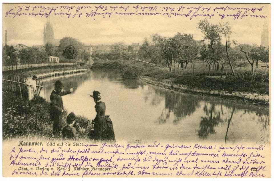 Karl F. Wunder PC 0422 Hannover, Blick auf die Stadt