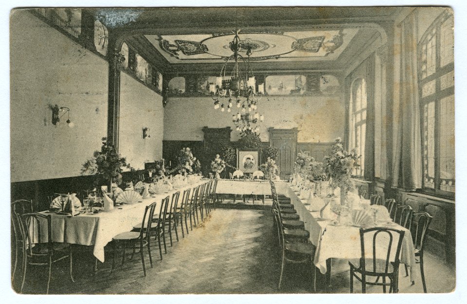 Karl F. Wunder PC Hannover. Hotel Stadt Amsterdam. Besitzer Gebr. Nolte. Fernruf 548. No. 3