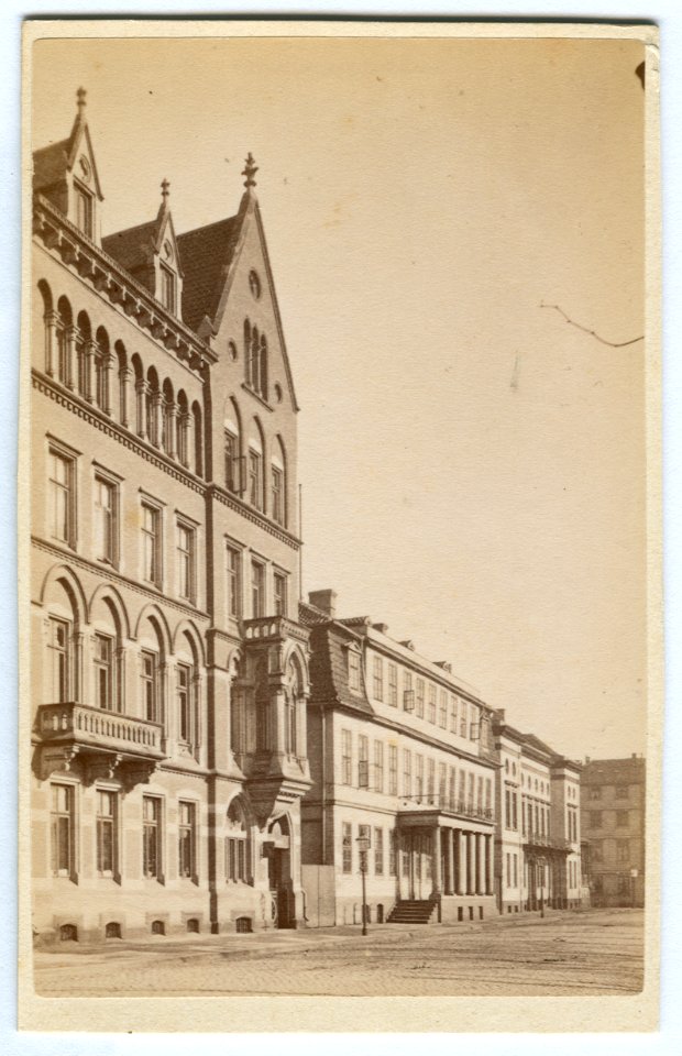 Karl Friedrich Wunder Wunder-Haus Friedrichstraße Hannover CDV Klindworth s Hof-Druckerei. Ansicht