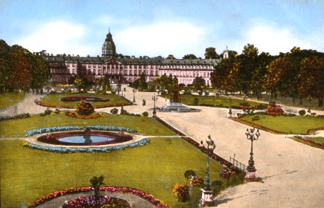 Karlsruhe postcard