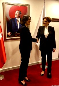 Kati Piri and Meral Akşener 2018