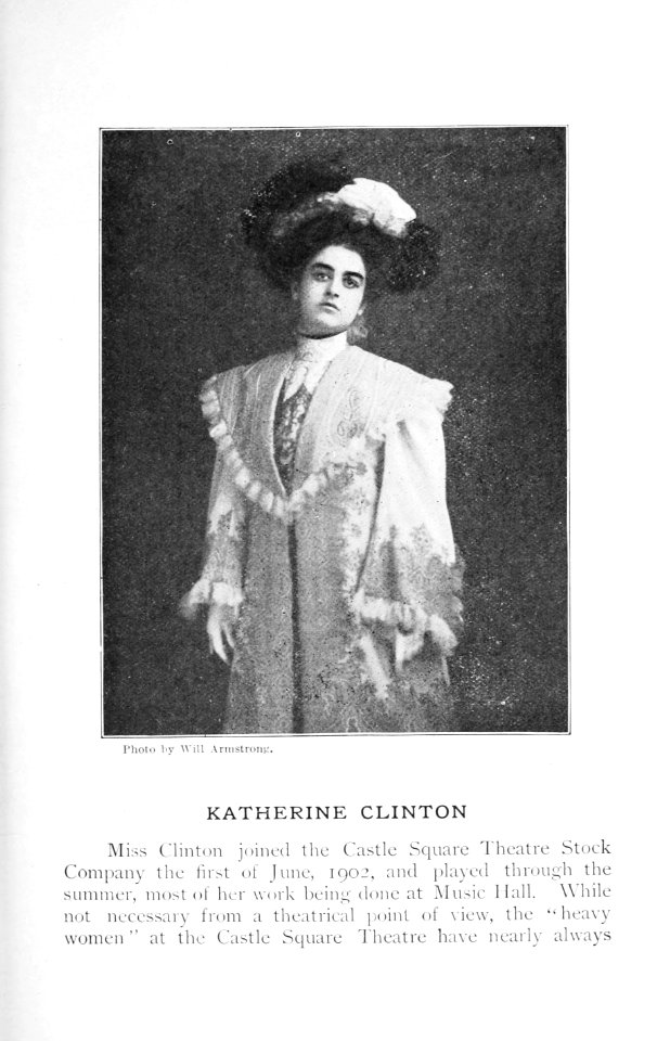 Katherine Clinton, stage actress