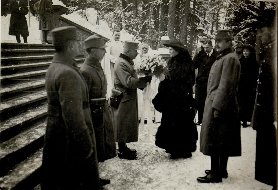 Karl I. und Zita in Innsbruck, 19.1.1917 (BildID 15551106)