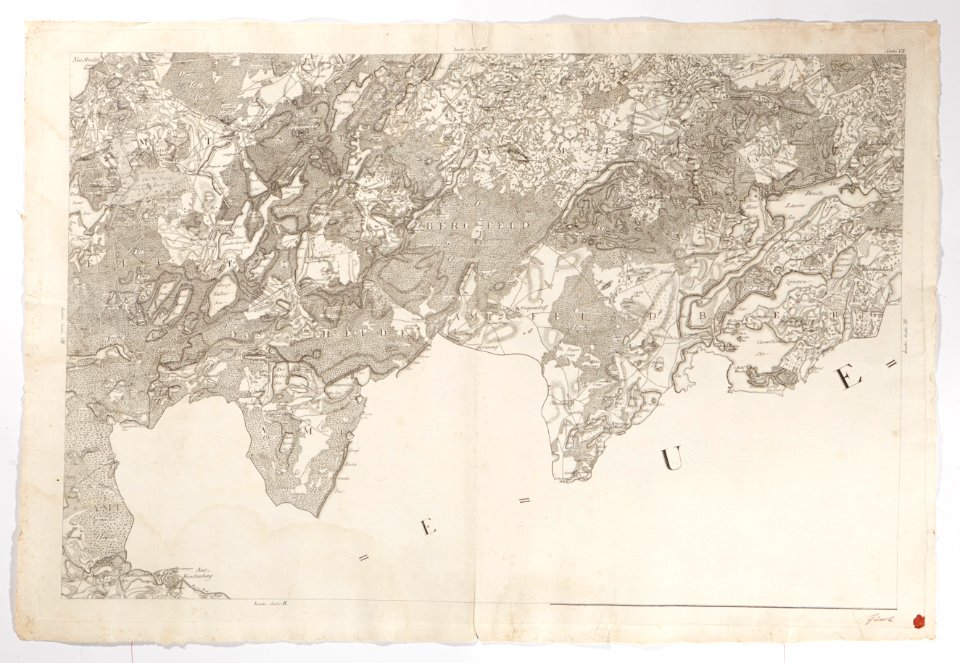 Karta över del av Tyskland, 1780 - Skoklosters slott - 98048