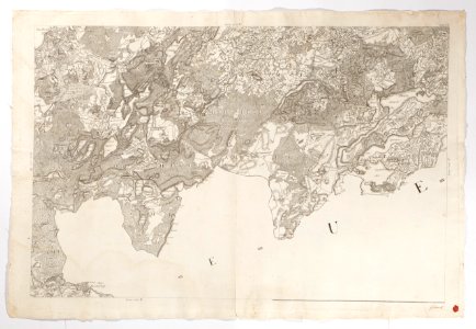 Karta över del av Tyskland, 1780 - Skoklosters slott - 98048 photo