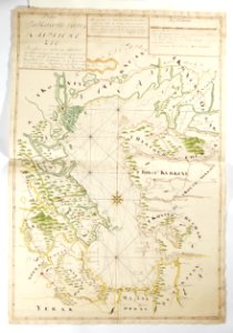 Karta över Kaspiska havet med omgivande länder, från 1726 - Skoklosters slott - 97955