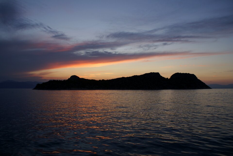 Greece island landscape
