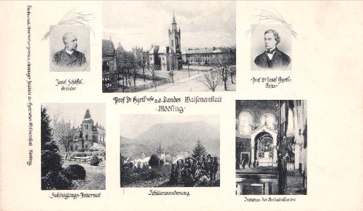 Karte der ehem. Zöglinge ca 1912 b