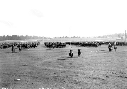 Kavallerie Brigade 1 in Sammelformation - CH-BAR - 3239133