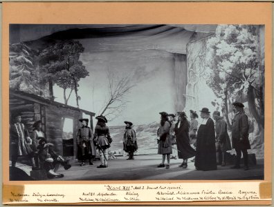 Karl XII, Dramatiska teatern 1902. Föreställningsbild - SMV - H13 027