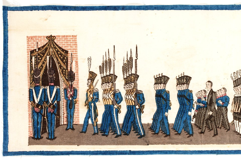 Karl XIV Johans begravningståg, 1844 - Livrustkammaren - 108214
