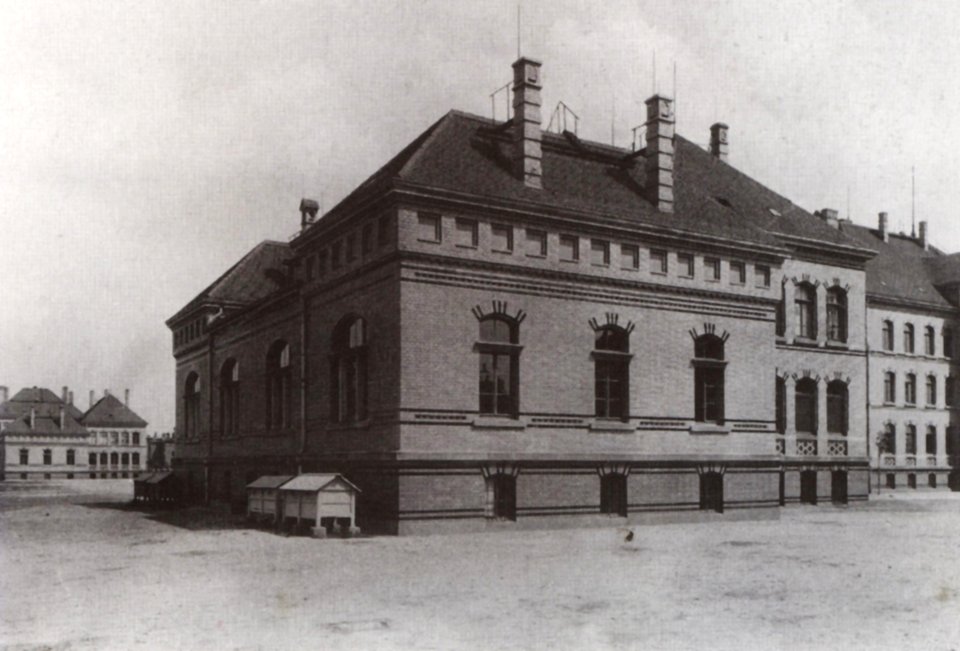 Kaserne Mannschaftsgebaeude Heerstrasse 13 Leipzig um 1915
