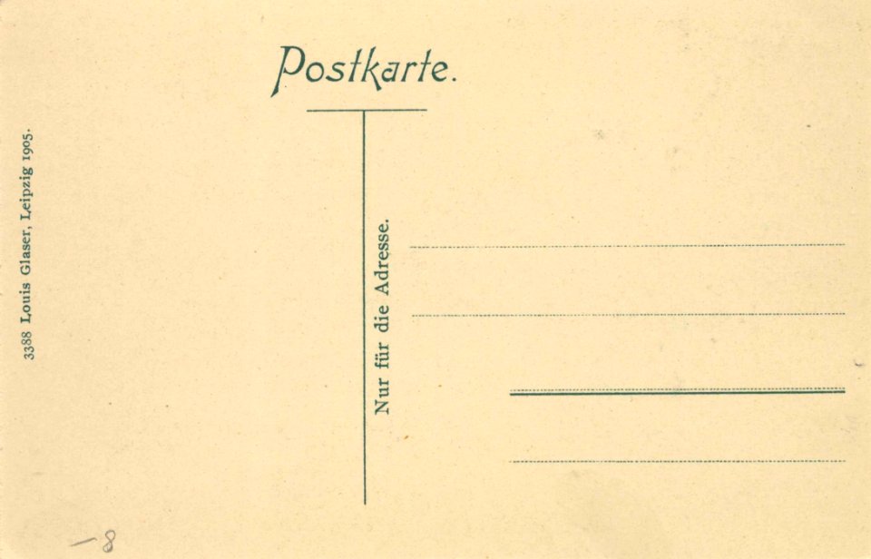 Kassel, Hessen - Bismarcksäule auf dem Brasselsberge (back) (Zeno Ansichtskarten)
