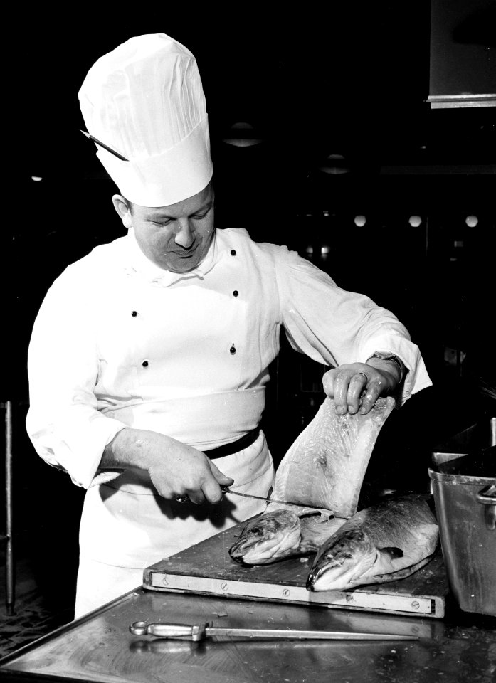 Kastrup Airport CPH, Copenhagen. Flight kitchen 1950s, 1960s (1)