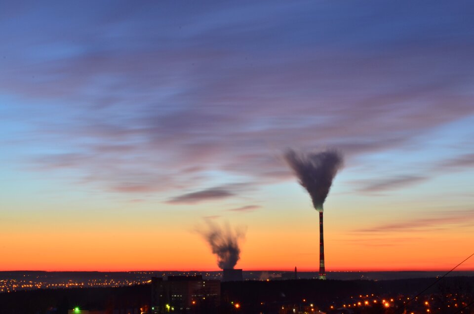 Clouds trumpet smoke