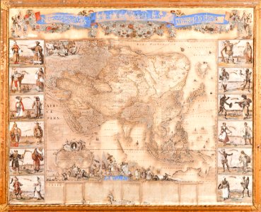 Karta över Asien av Frederick de Wit (1616-1698) - Skoklosters slott - 93667 photo