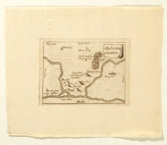 Karta över del av Danmark med bl.a. Ringsted. Troligen från 1700-talet - Skoklosters slott - 97946 photo