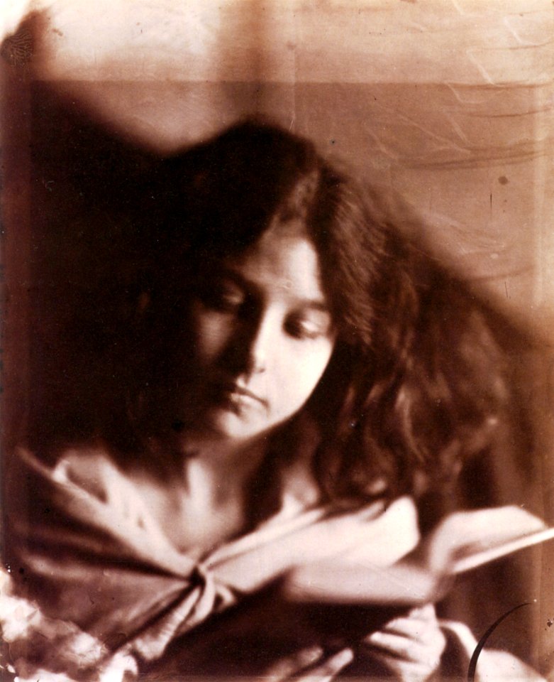 Kate Keown Reading, by Julia Margaret Cameron