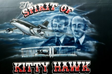 KC-10 The Spirit of Kitty Hawk Nose Art photo