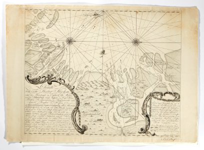 Karta över Hever-strömmen vid Ejder, Elbe, Weser-mynningarna, från 1776 - Skoklosters slott - 97980