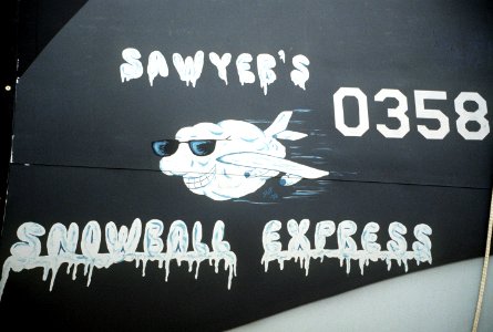 KC-135 Sawyer's Snowball Express Nose Art