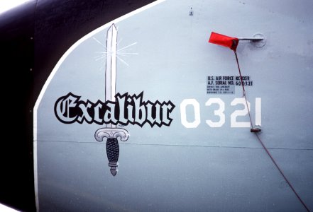 KC-135R Excalibur 2 Nose Art