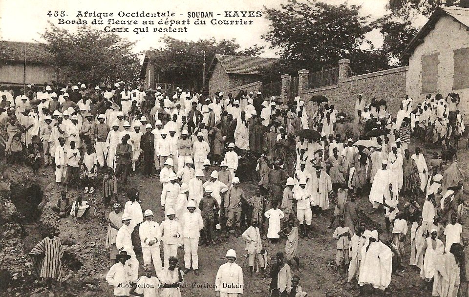 Kayes-Bords du fleuve au départ du courrier (AOF)