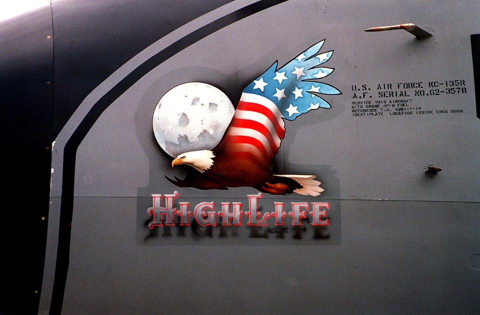 KC-135R High Life Nose Art
