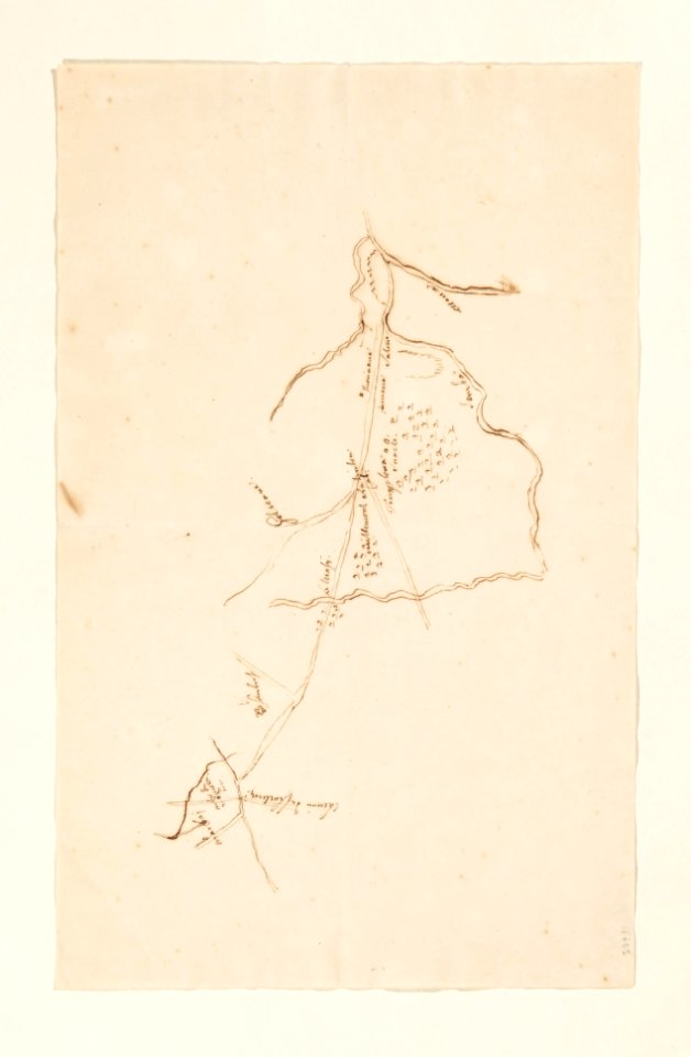 Karta över Skokloster humlegård, 1713 - Skoklosters slott - 98146