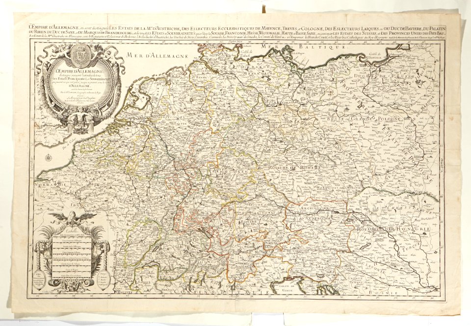 Karta över Tyska Imperiet, 1678 - Skoklosters slott - 97984