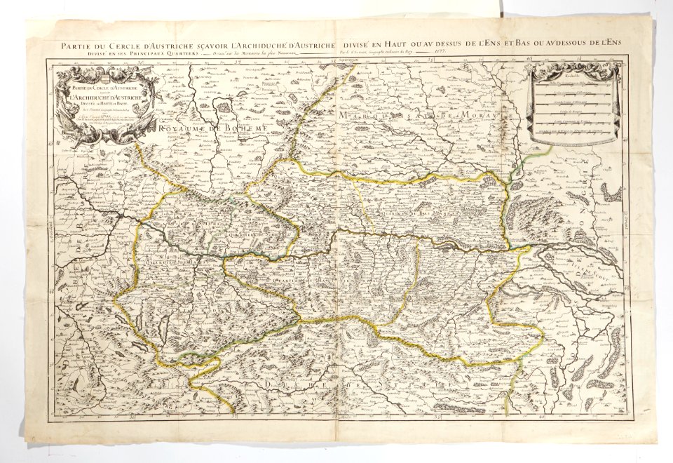 Karta över Österrike, 1677 - Skoklosters slott - 97988