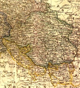 Karte Oberschlesiens 1818