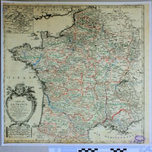 Karte von Frankreich 1815 9111