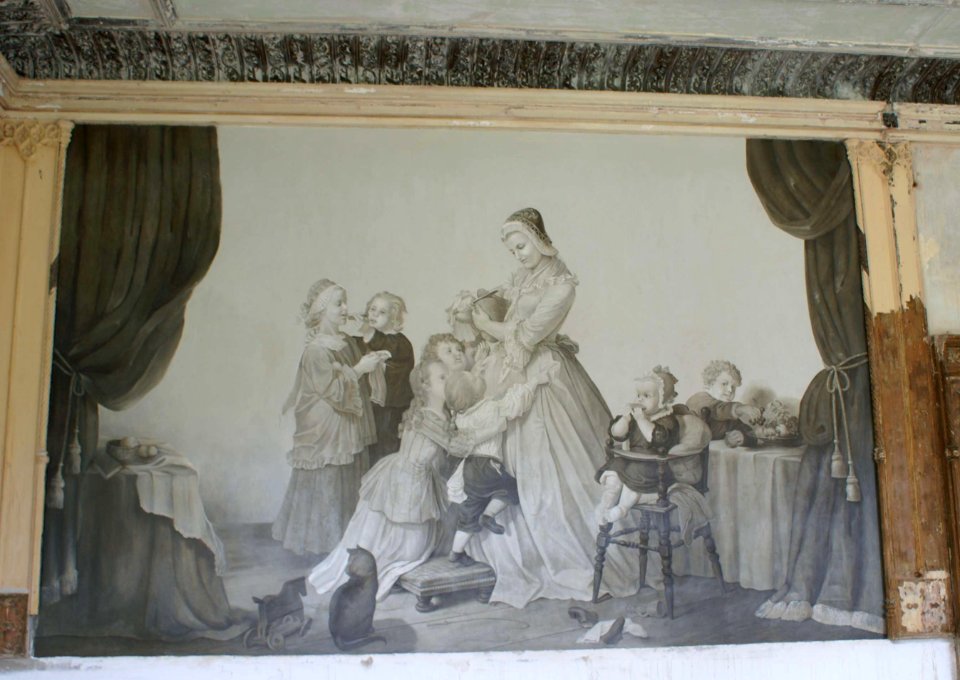 Kartlow DM Schloss Damenzimmer Wandbild 1
