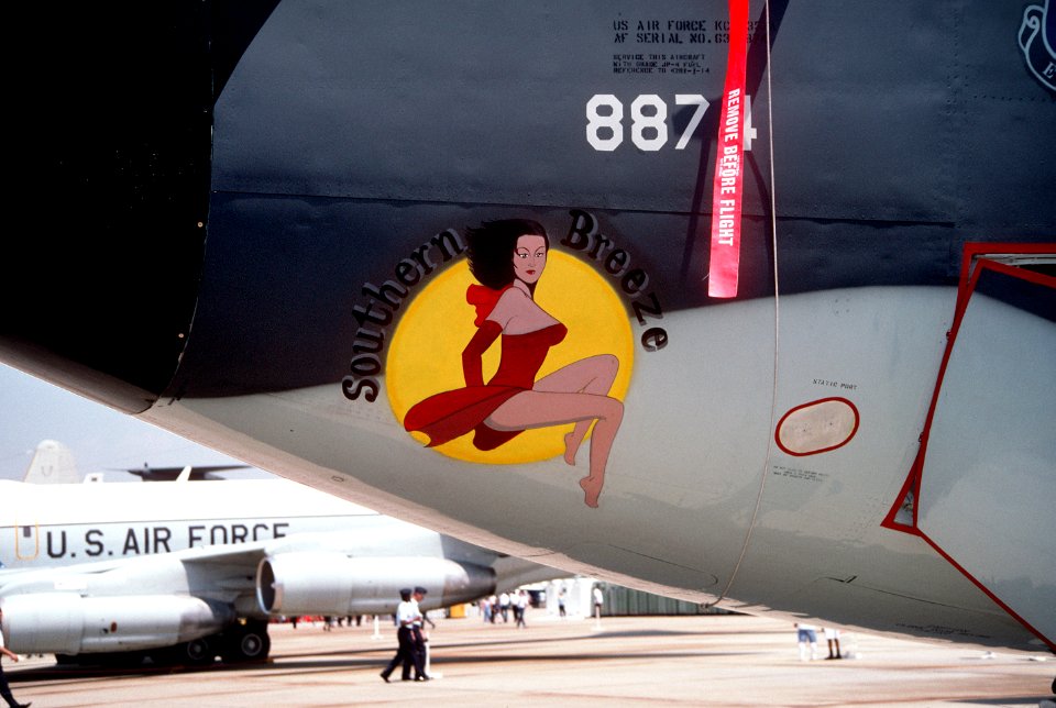 KC-135 Southern Breeze Nose Art