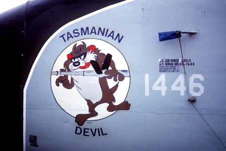 KC-135R Tasmanian Devil Nose Art photo