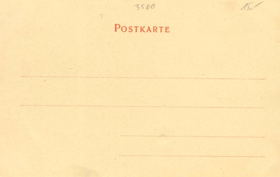 Kassel, Hessen - Königsplatz und Post (back) (Zeno Ansichtskarten)
