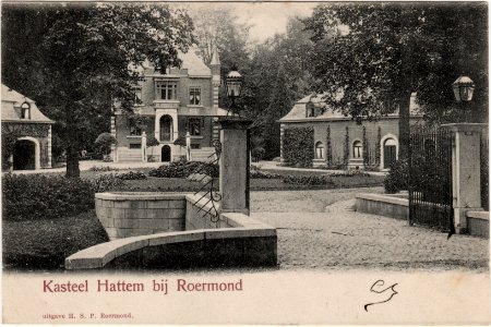 Kasteel Hattem bij Roermond recto
