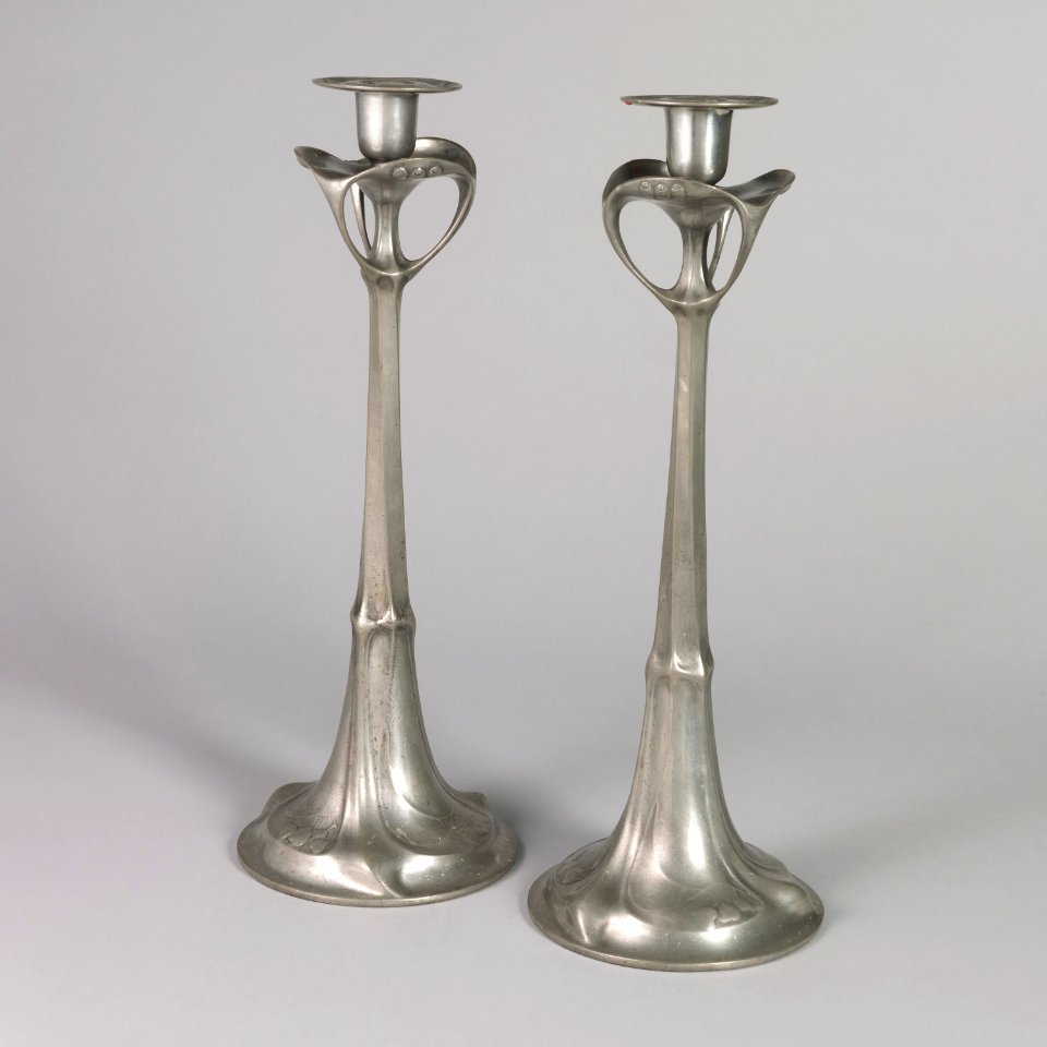 Kayserzinn Candlesticks, 1900–1902 (CH 68730611)