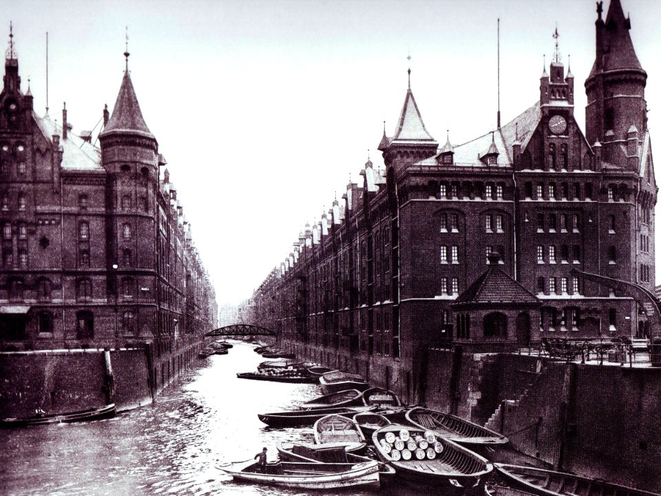 Kehrwiederfleet Hamburg um 1900