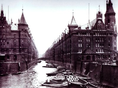 Kehrwiederfleet Hamburg um 1900 photo